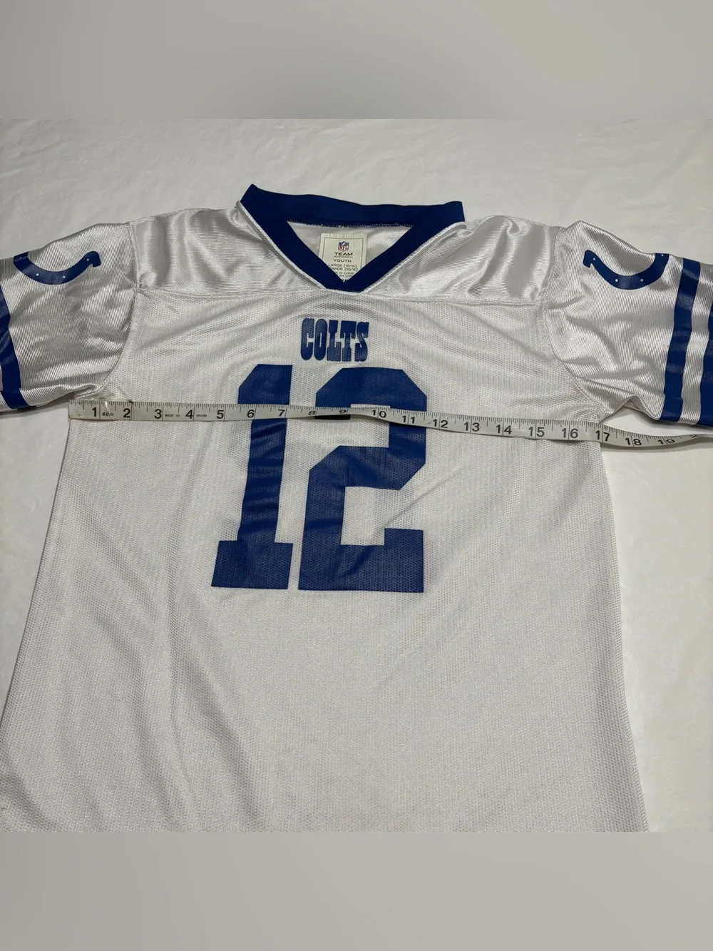 NFL Indianapolis Colts Andrew Luck #12 White Jersey Youth Large 10/12
